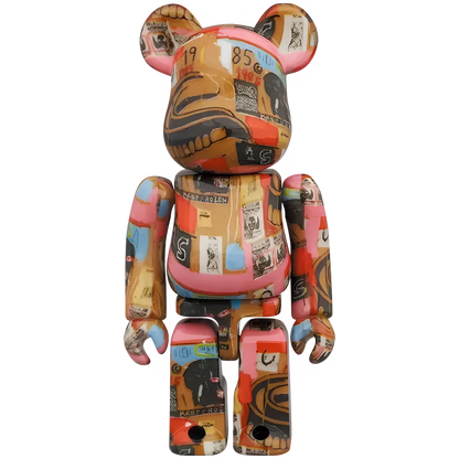 Bearbrick Andy Warhol × Jean-Michel Basquiat #2 100%+400% Herstellerbild 2