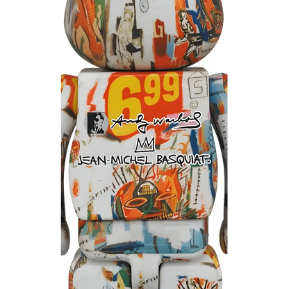 Bearbrick Andy Warhol × Jean-Michel Basquiat #4 400% Herstellerbild 2