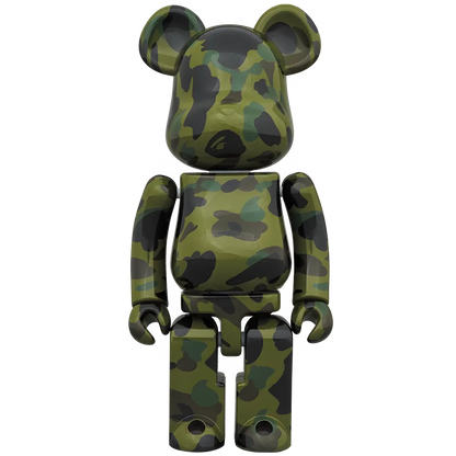 Bearbrick BAPE PLAY 1st Camo Green 200% Herstellerbild 1