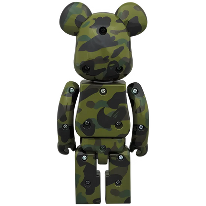 Bearbrick BAPE PLAY 1st Camo Green 200% Herstellerbild 2