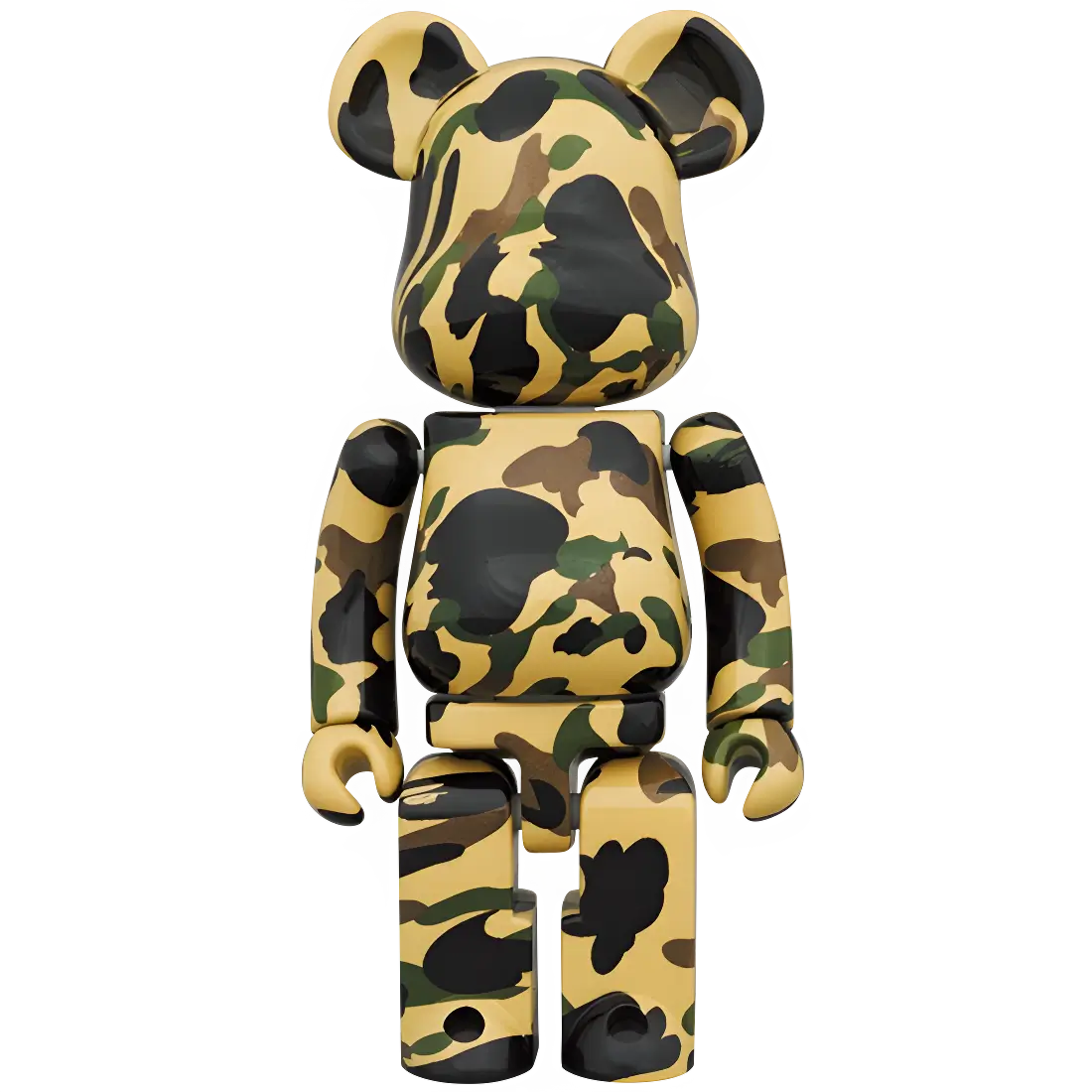 Bearbrick BAPE PLAY 1st Camo Yellow 200% Herstellerbild 1