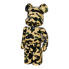 Bearbrick BAPE PLAY 1st Camo Yellow 200% schräg