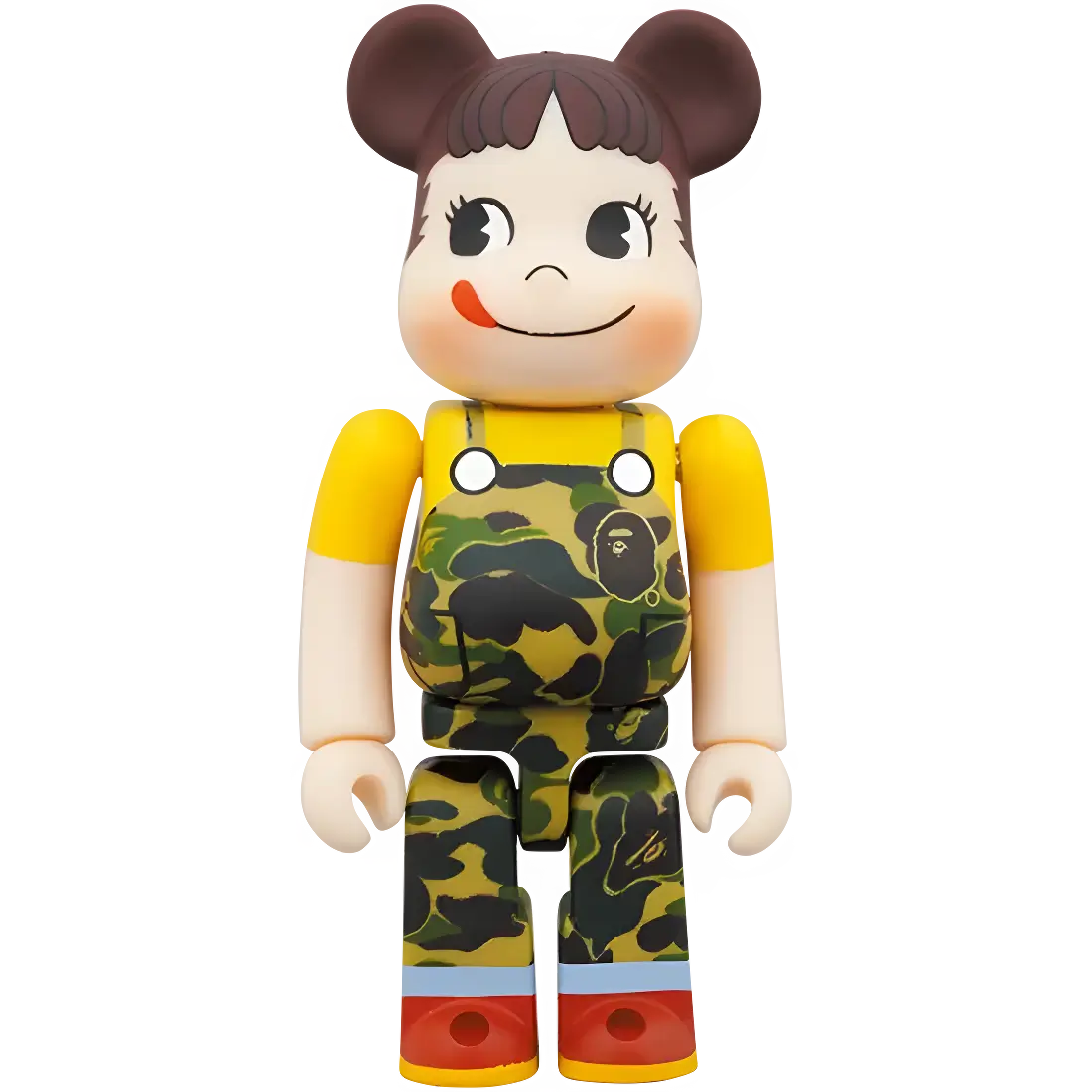 Bearbrick BAPE Peko-Chan Green Version 100%+400% Herstellerbild 2