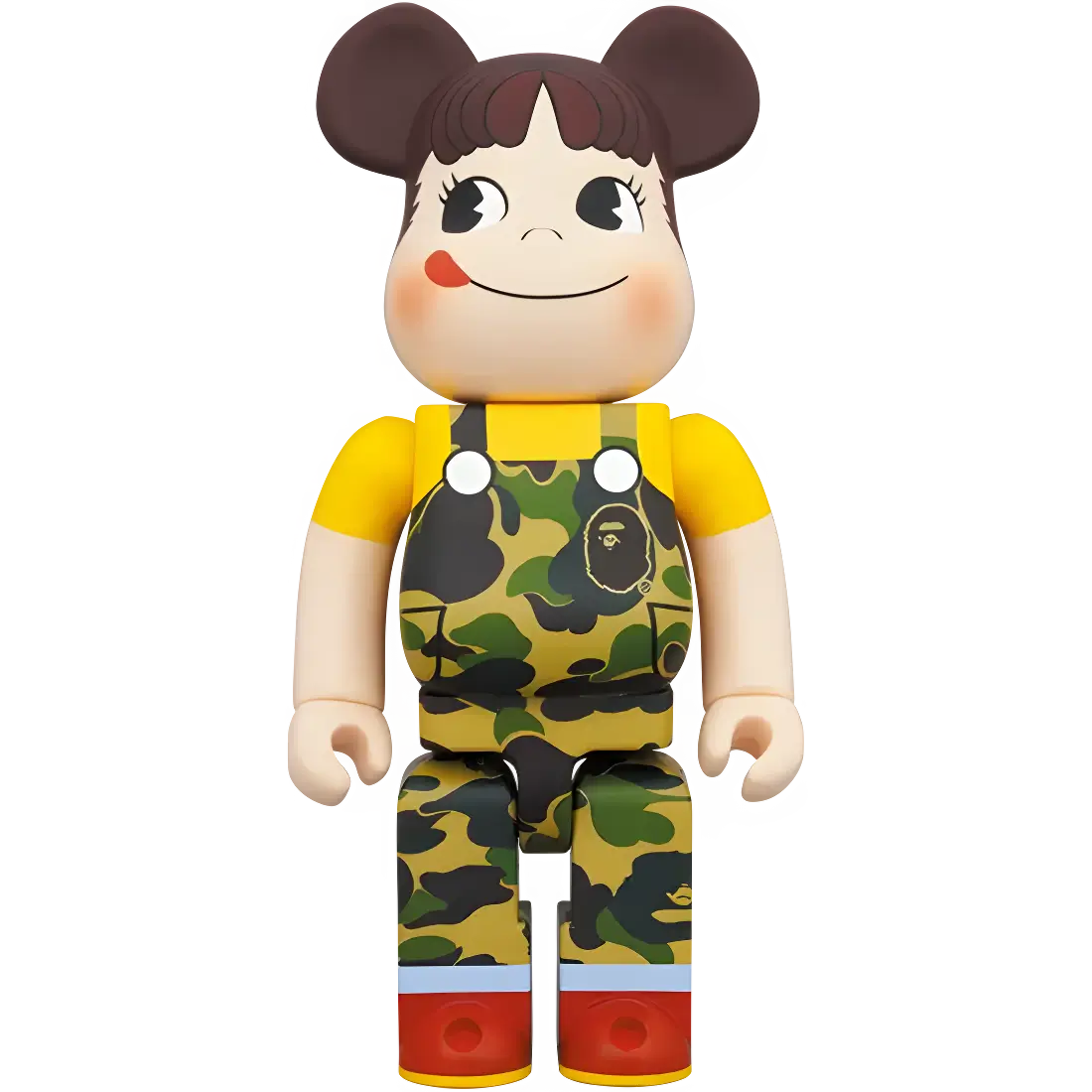 Bearbrick BAPE Peko-Chan Green Version 100%+400% Herstellerbild 3