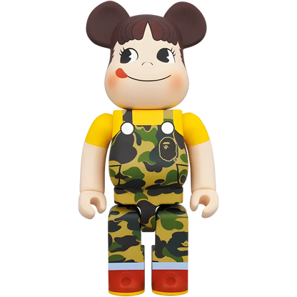Bearbrick BAPE Peko-Chan Green Version 100%+400% Herstellerbild 3