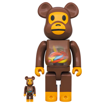 Bearbrick Baby Milo and Banana 100%+400% Herstellerbild 1