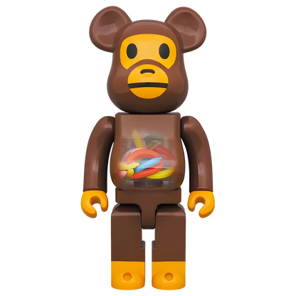 Bearbrick Baby Milo and Banana 100%+400% Herstellerbild 3