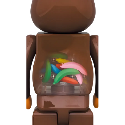 Bearbrick Baby Milo and Banana 100%+400% Herstellerbild 4