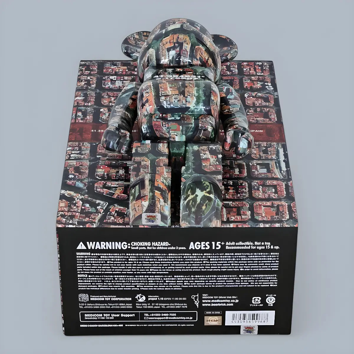 Bearbrick Benjamin Grant Overview Barcelona, Spain 100%+400% Echtheitsmerkmale