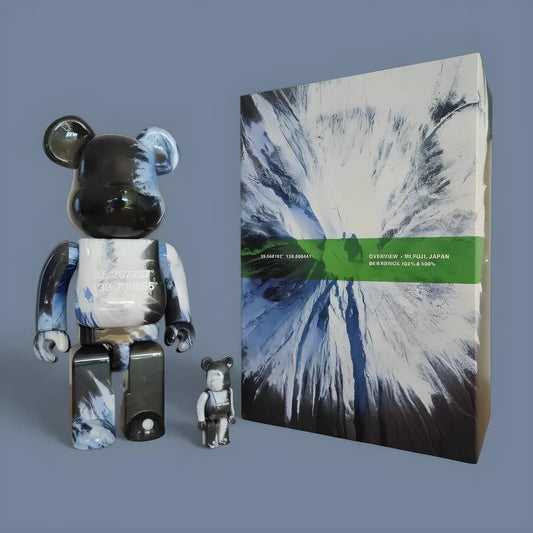 Bearbrick Benjamin Grant Overview Mount Fuji 100%+400% mit Verpackung