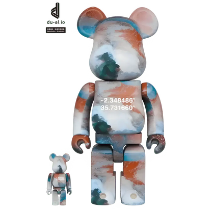 Bearbrick Benjamin Grant Overview 'Lake Natron, Tanzania' 100%+400% Herstellerbild 1