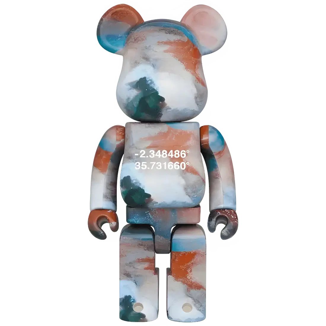 Bearbrick Benjamin Grant Overview 'Lake Natron, Tanzania' 100%+400% Herstellerbild 3