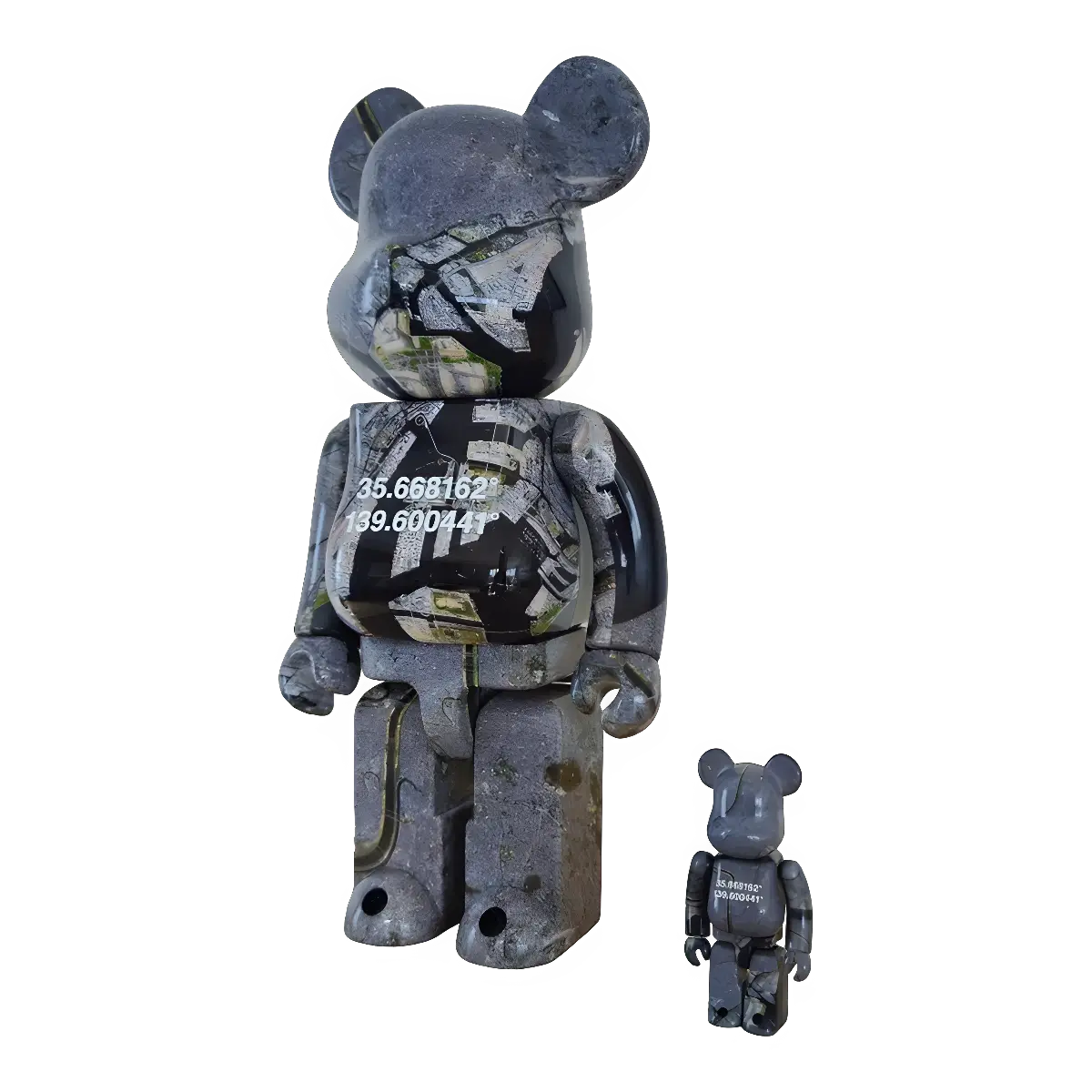 Bearbrick Benjamin Grant Overview 'Tokyo' 100%+400% schräg