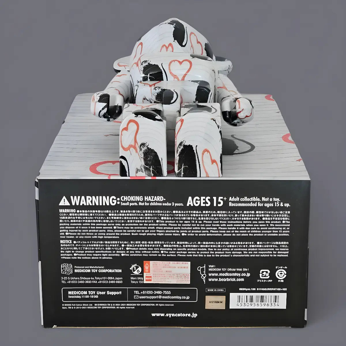 Bearbrick Brandalism 'Love Rat' 100%+400% Echtheitsmerkmale