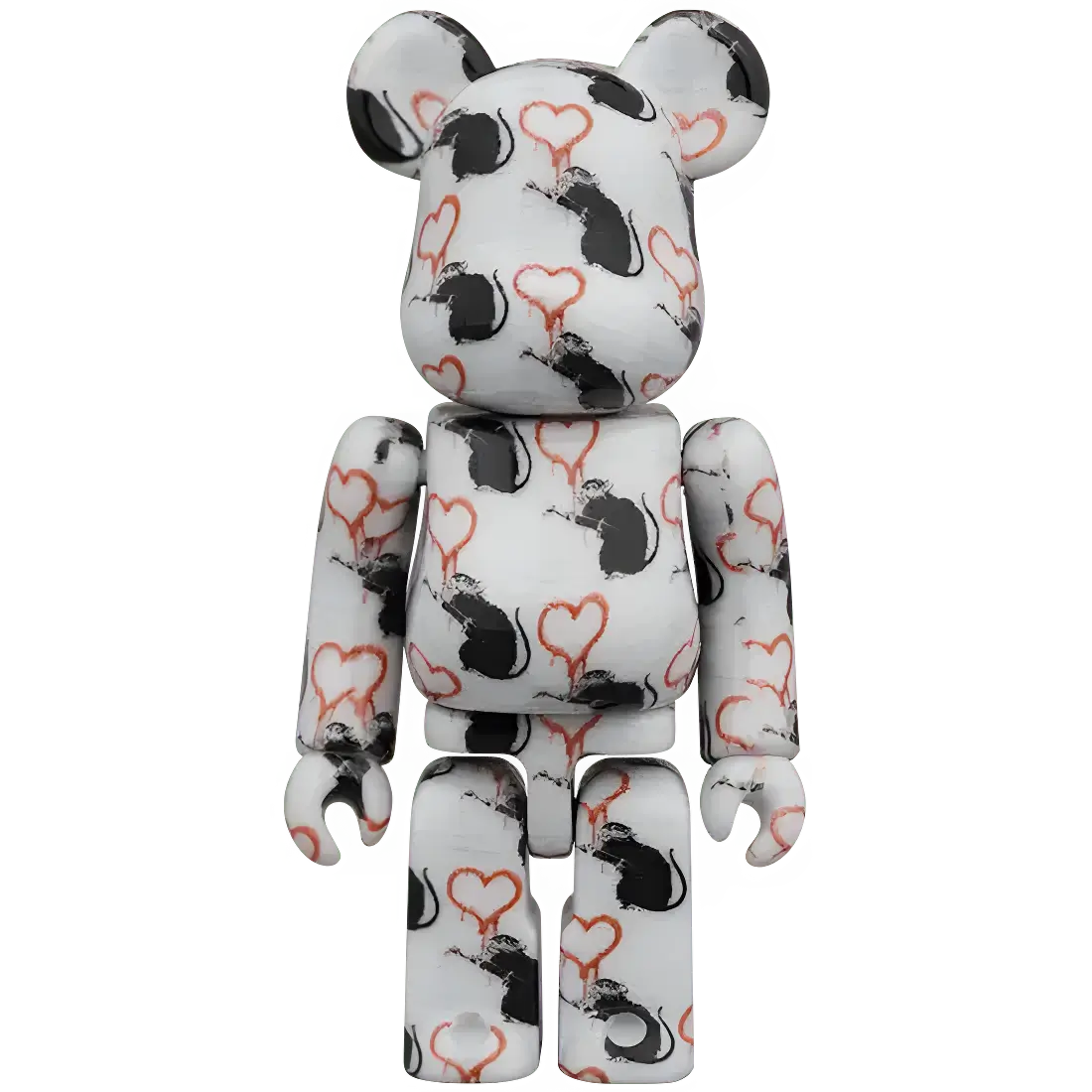 Bearbrick Brandalism 'Love Rat' 100%+400% Herstellerbild 2