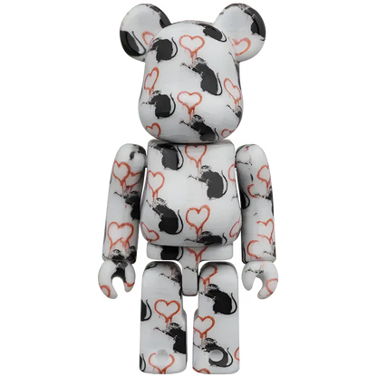 Bearbrick Brandalism 'Love Rat' 100%+400% Herstellerbild 2