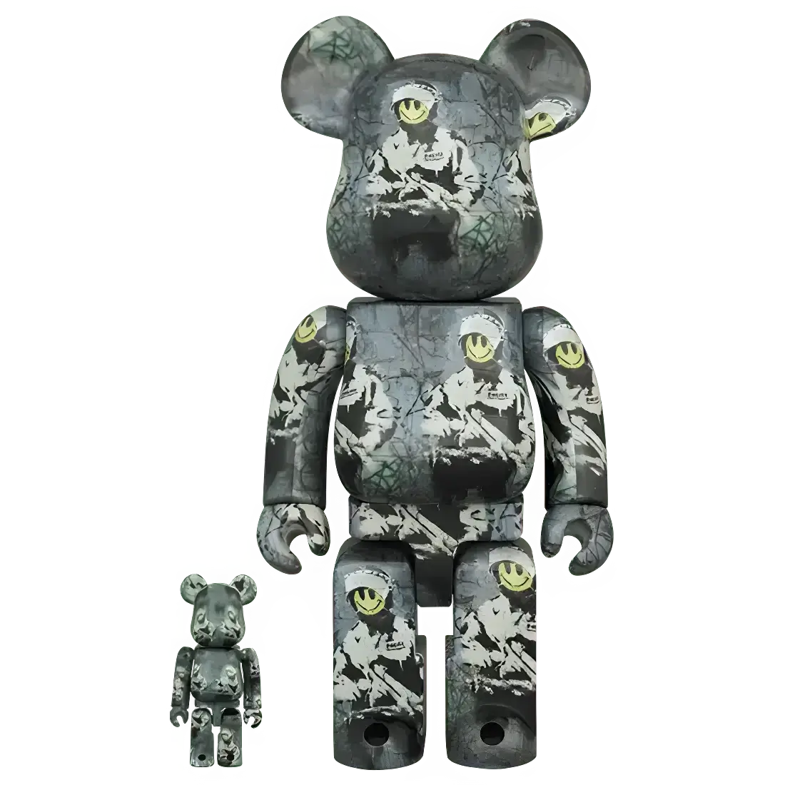 Bearbrick Brandalism 'Riot Cop' 100%+400% Herstellerbild 1