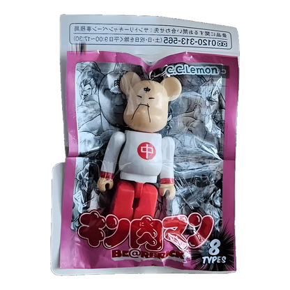 Bearbrick C.C.Lemon × Kinnikuman 3 Ramenman 70% in der Verpackung