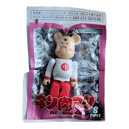 Bearbrick C.C.Lemon × Kinnikuman 3 Ramenman 70% in der Verpackung