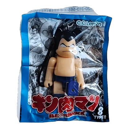 Bearbrick C.C.Lemon × Kinnikuman 8 Wolfman 70% in der Verpackung