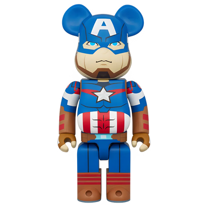 Bearbrick Captain America 400% Herstellerbild 1