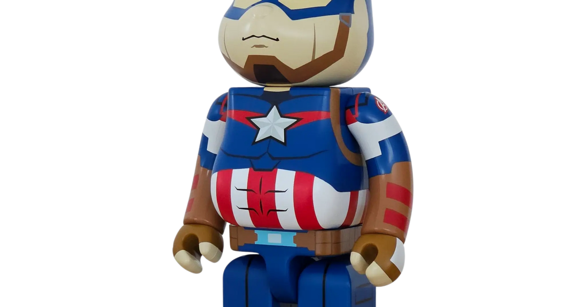 BE@RBRICK Captain America 400% | MyBearBrick.de