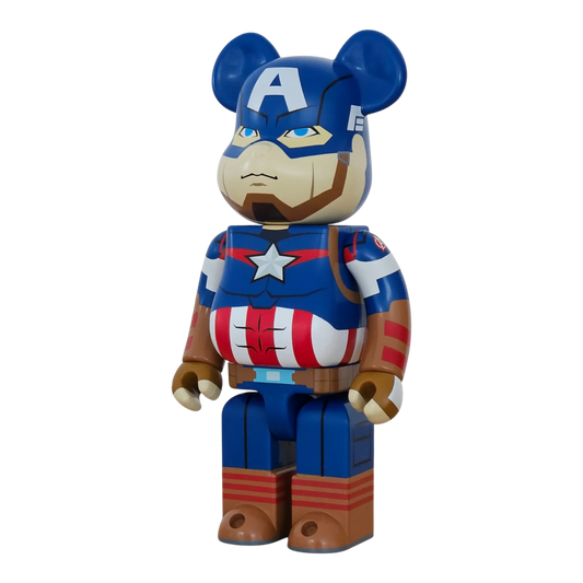 Bearbrick Captain America 400% schräg