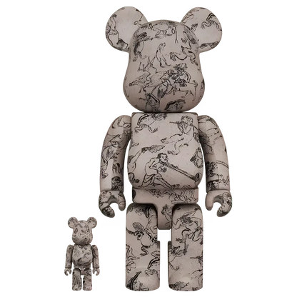 Bearbrick Caricatures of Birds and Beasts 100%+400% Herstellerbild 1
