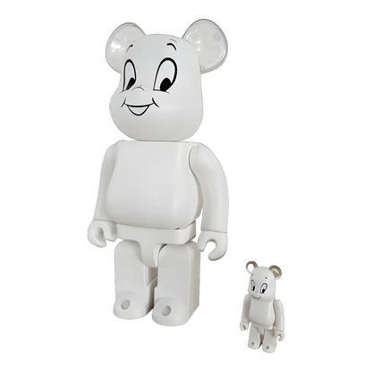 Bearbrick Casper the Friendly Ghost 100%+400% schräg