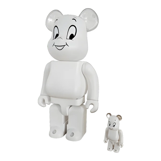 Bearbrick Casper the Friendly Ghost 100%+400% schräg