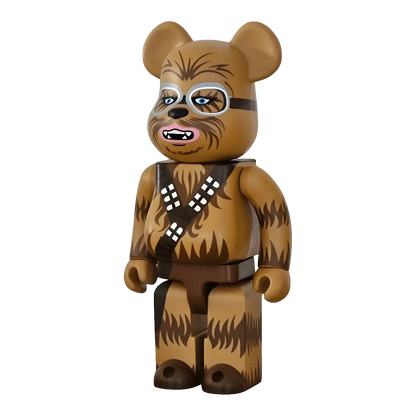 Bearbrick Chewbacca Han Solo Version 400% schräg