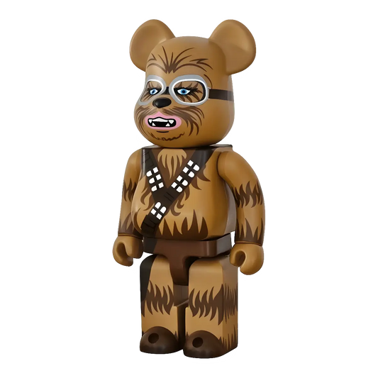 Bearbrick Chewbacca Han Solo Version 400% schräg