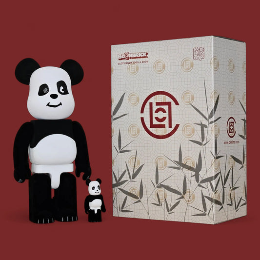 Bearbrick Clot Pandy 100%+400% mit Verpackung