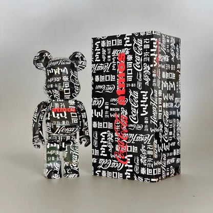 Bearbrick Coca-Cola × atmos Type-6 1000% mit Verpackung