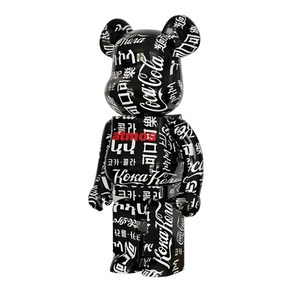 Bearbrick Coca-Cola × atmos Type-6 1000% schräg