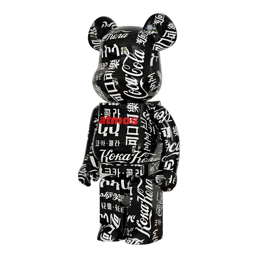 Bearbrick Coca-Cola × atmos Type-6 1000% schräg