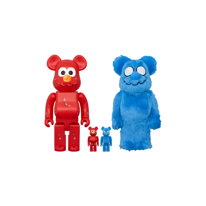 Bearbrick Coin Parking Delivery × Sesame Street Elmo & Shirai-san 100%+400% Herstellerbild 1