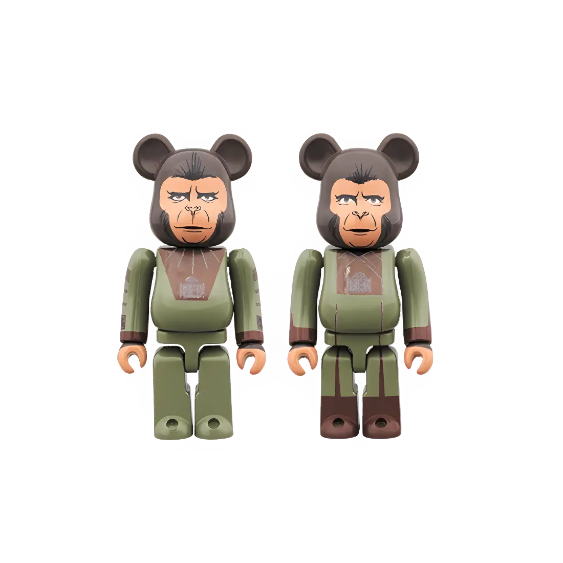 Bearbrick Cornelius & Zira [Planet of the Apes] 100% Herstellerbild 1