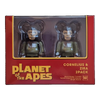 Bearbrick Cornelius & Zira [Planet of the Apes] 100% in der Verpackung
