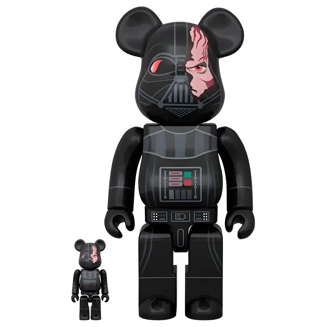 Bearbrick Darth Vader Damage Version (Obi-Wan Kenobi Version) 100%+400% Herstellerbild 1
