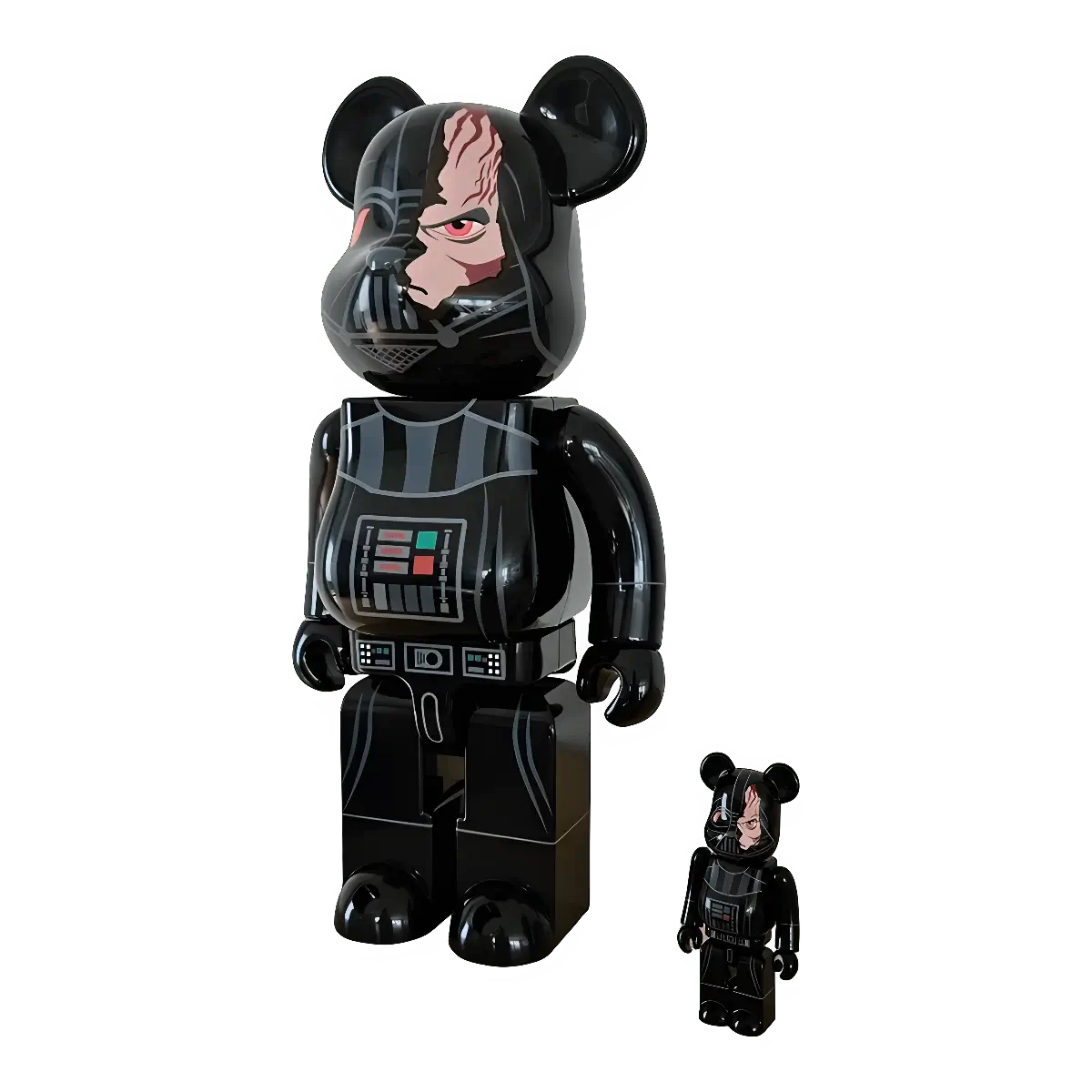 Bearbrick Darth Vader Damage Version (Obi-Wan Kenobi Version) 100%+400% schräg