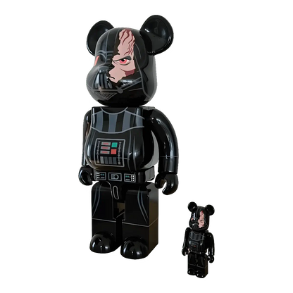 Bearbrick Darth Vader Damage Version (Obi-Wan Kenobi Version) 100%+400% schräg