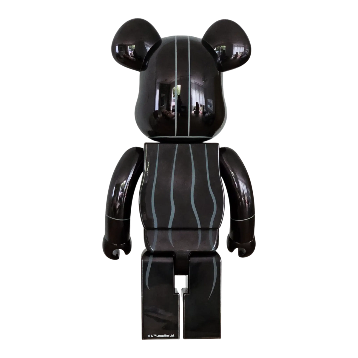Bearbrick Darth Vader (Rogue One Version) Chrome Version 1000% Rückseite