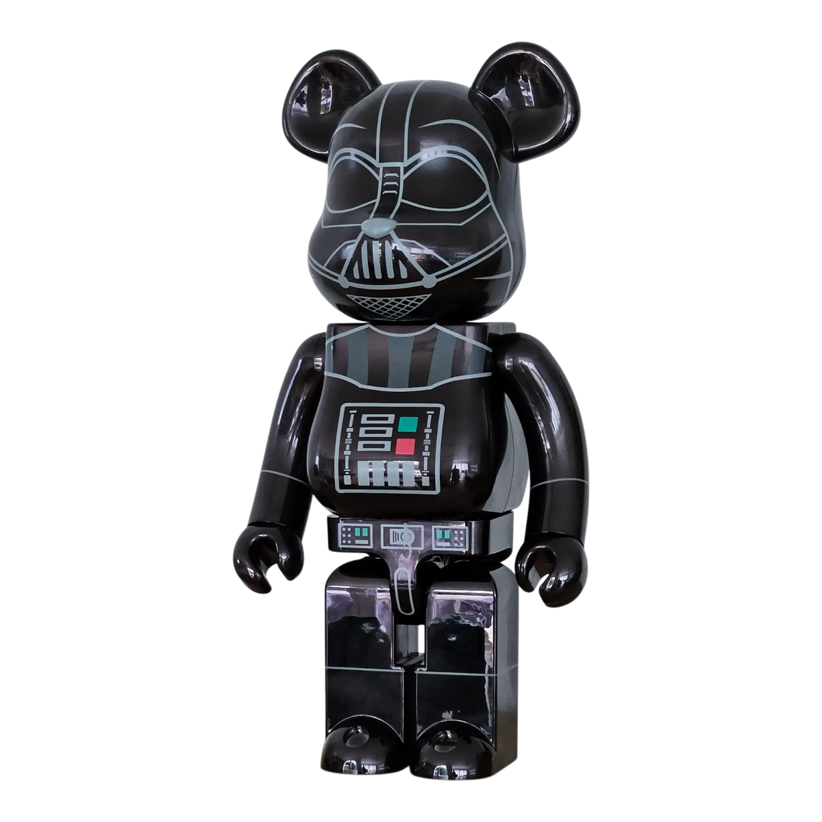 Bearbrick Darth Vader (Rogue One Version) Chrome Version 1000% schräg