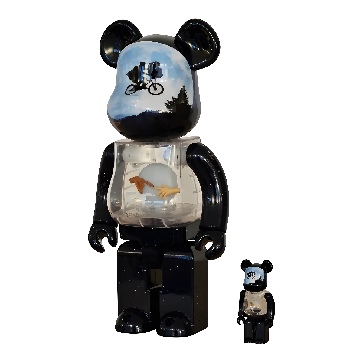 Bearbrick E.T. Light Up Version 100%+400% schräg
