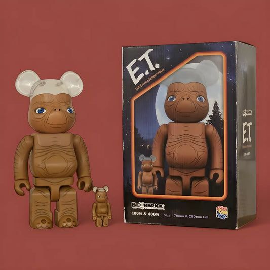 Bearbrick E.T. The Extra-Terrestrial mit Verpackung