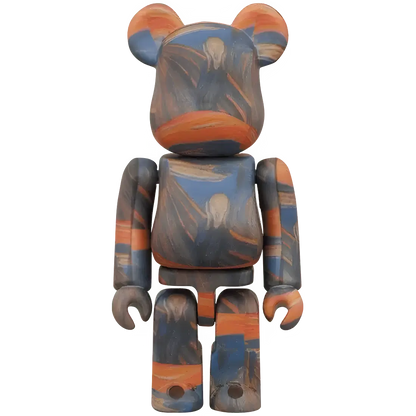 Bearbrick Edvard Munch 'Scream' 100%+400% Herstellerbild 2