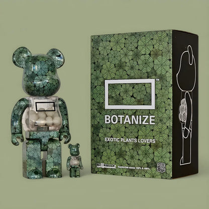 Bearbrick Euphorbia obesa mit Verpackung