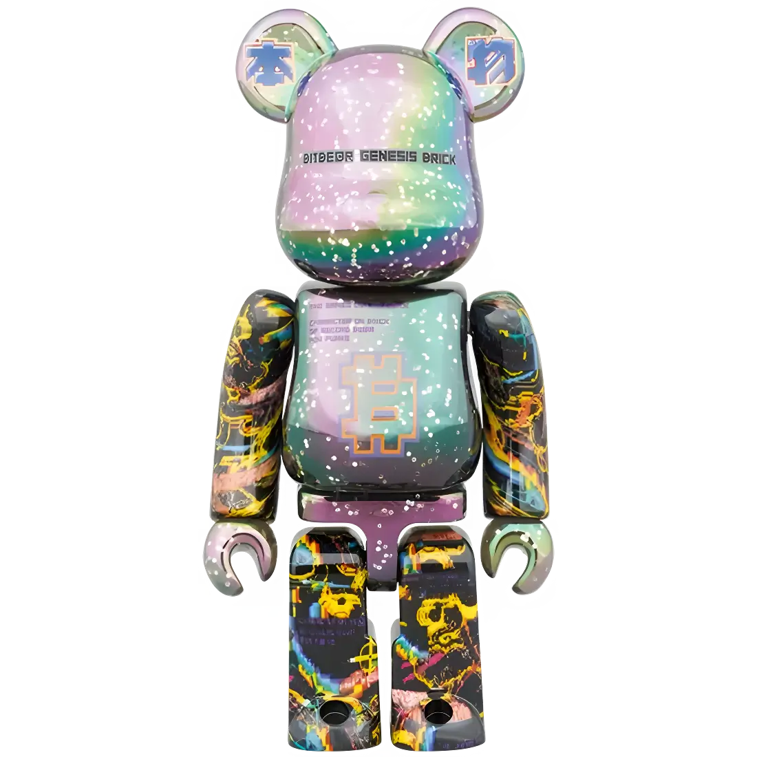Bearbrick Excalibur 'Satoshi' 100%+400% Herstellerbild 2