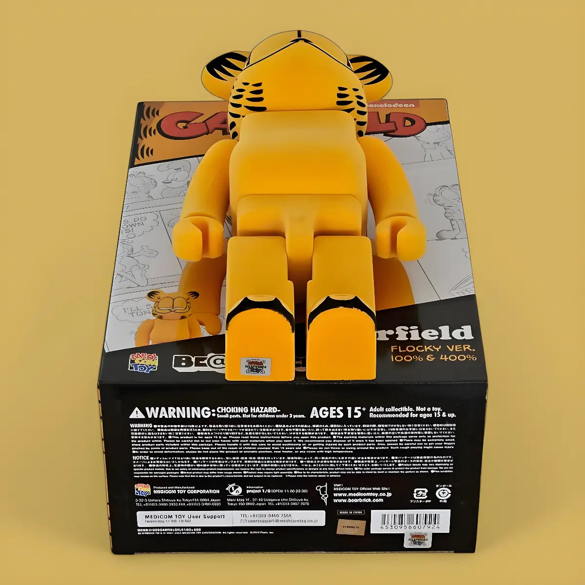 Bearbrick Garfield Flocky Version 100%+400% Echtheitsmerkmale